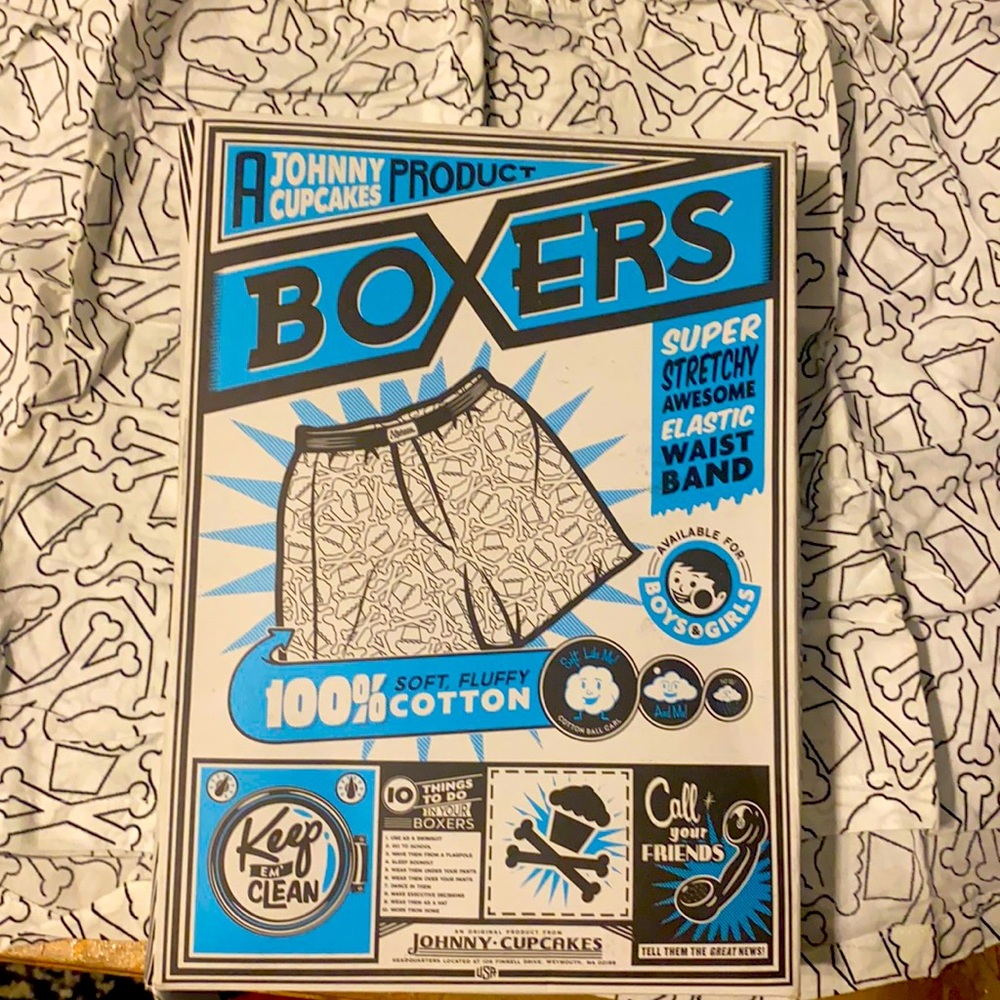 Rare Johnny Cupcakes boxers